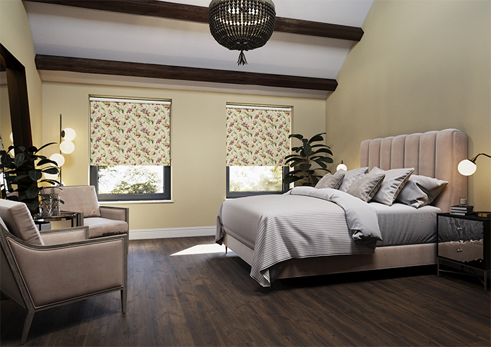Laura Ashley Gosford, Cranberry - Roller Blind - Image 7